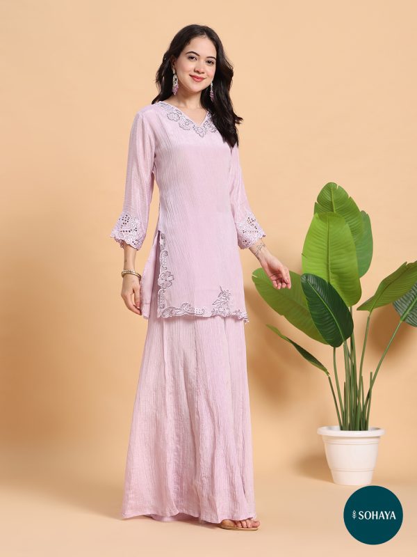 Tammanah Lavender Designer Suit Set Lavender